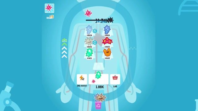 Virus Evolution — play on 𝐏𝐥𝐚𝐲𝐠𝐚𝐦𝐚 (by Tataki Studio)